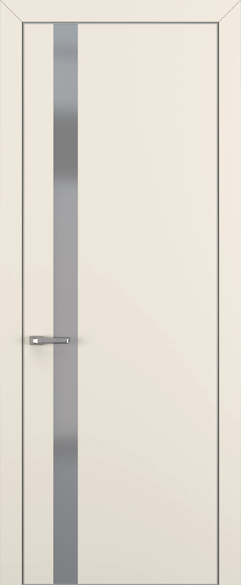 Квалитет К2 Silver Grey 800*2000 Матовый крем ALU Серая с 4-х зпп Eclipse под 2 петли зпз 196