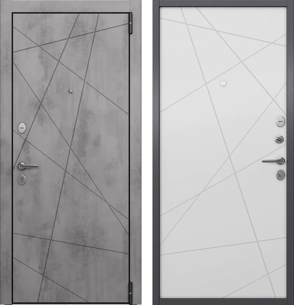 LF3 PP А-26 Бетон темный/А6-26 Бьянко 950*2050 L