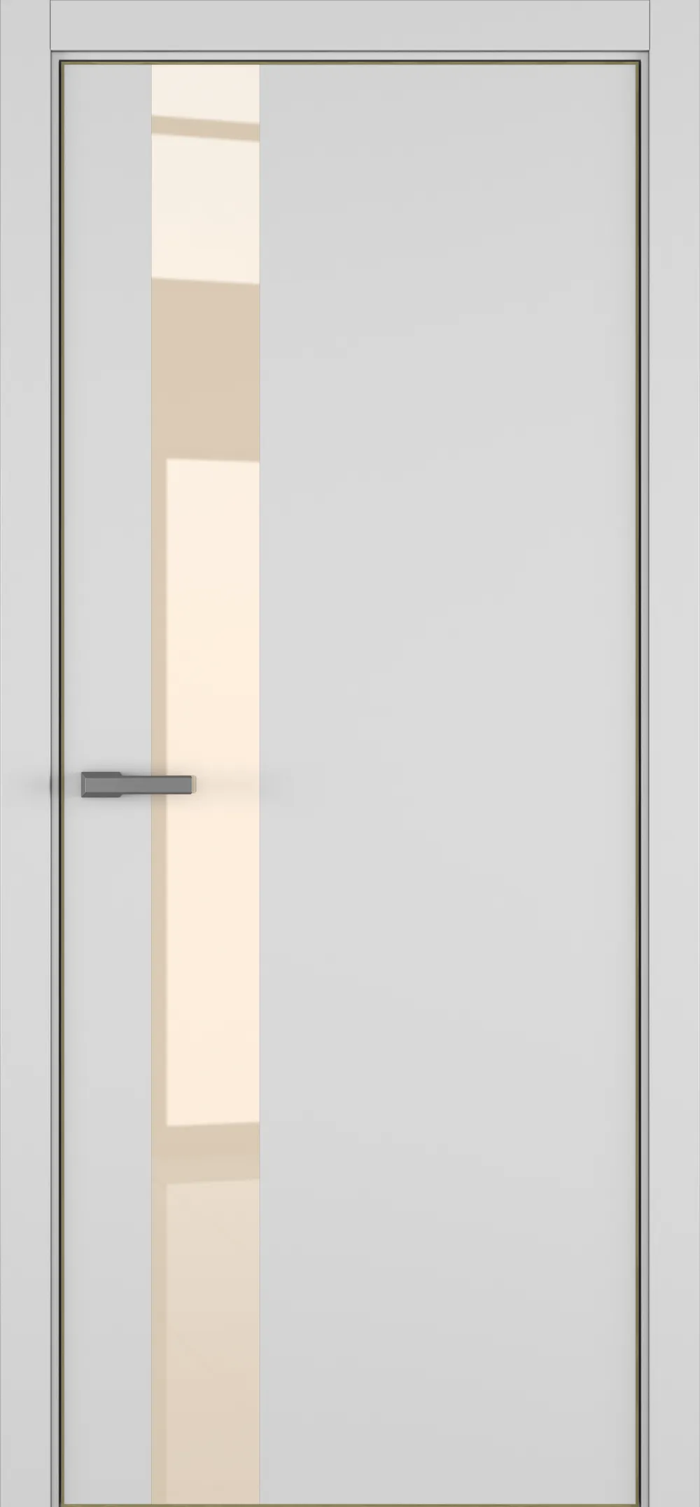 H3 ДО ART Lite бежевый лак 800*2000 Светло-серая эмаль ALU Золотая с 4-х