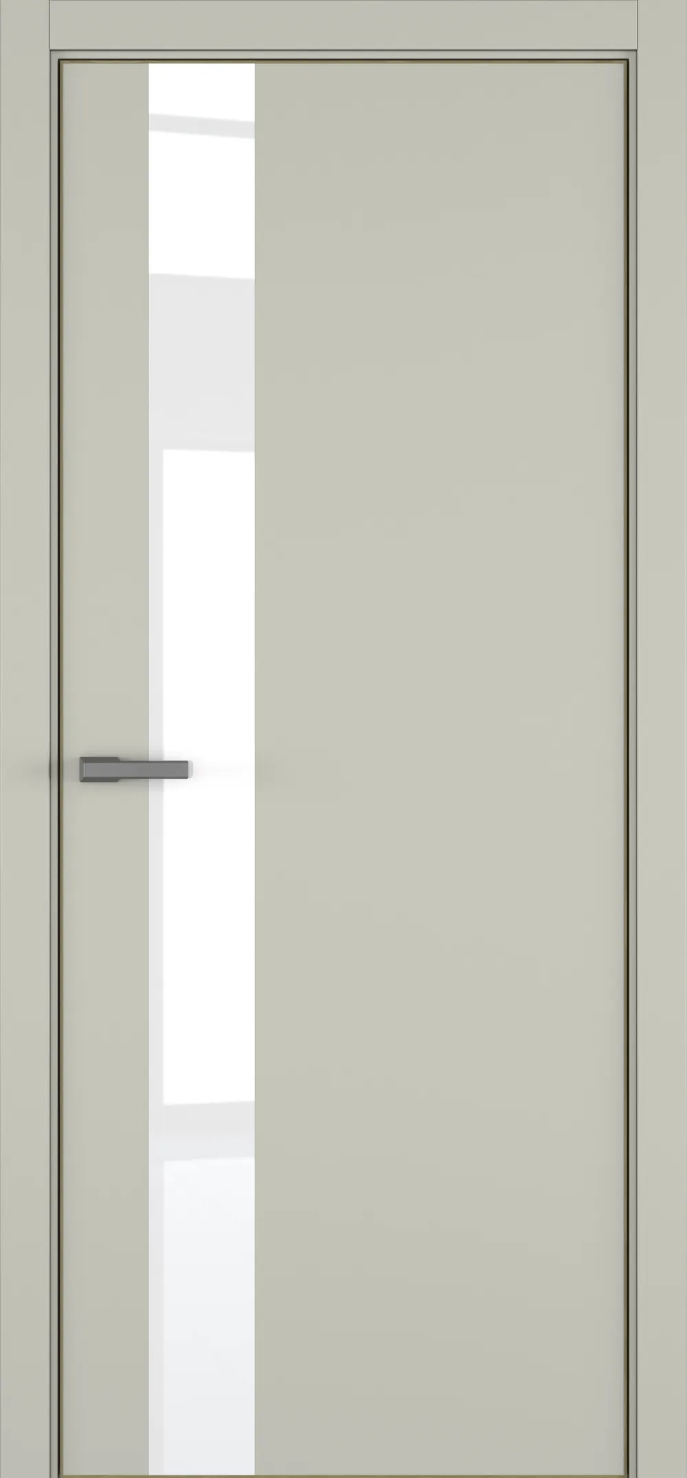 H3 ДО ART Lite White Pure 800*2000 RAL 7044 ALU Золотая с 4-х
