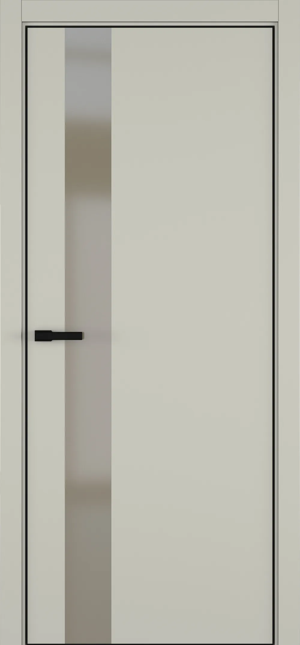 H3 ДО ART Lite бронза мат. 800*2000 RAL 7044 ALU Черная с 4-х