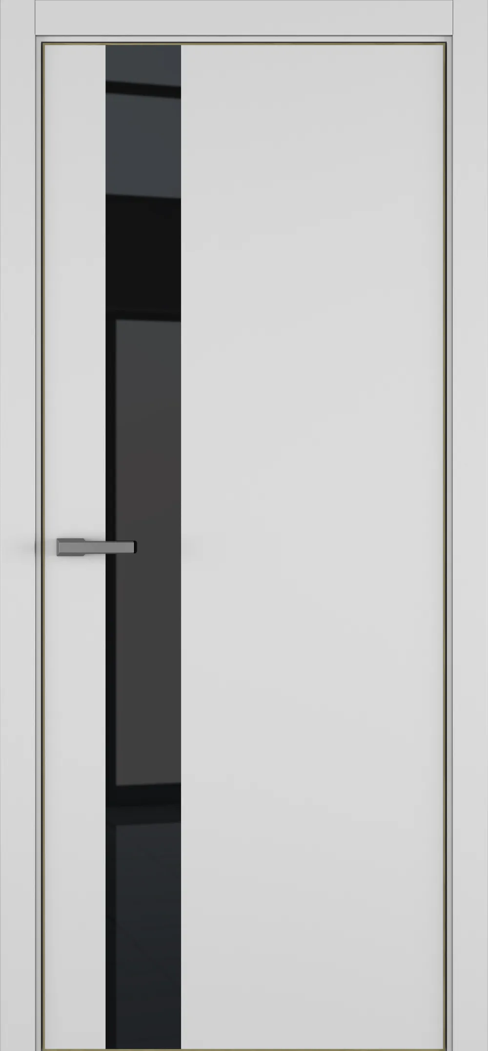 H3 ДО ART Lite черный лак 800*2000 Светло-серая эмаль ALU Золотая с 4-х