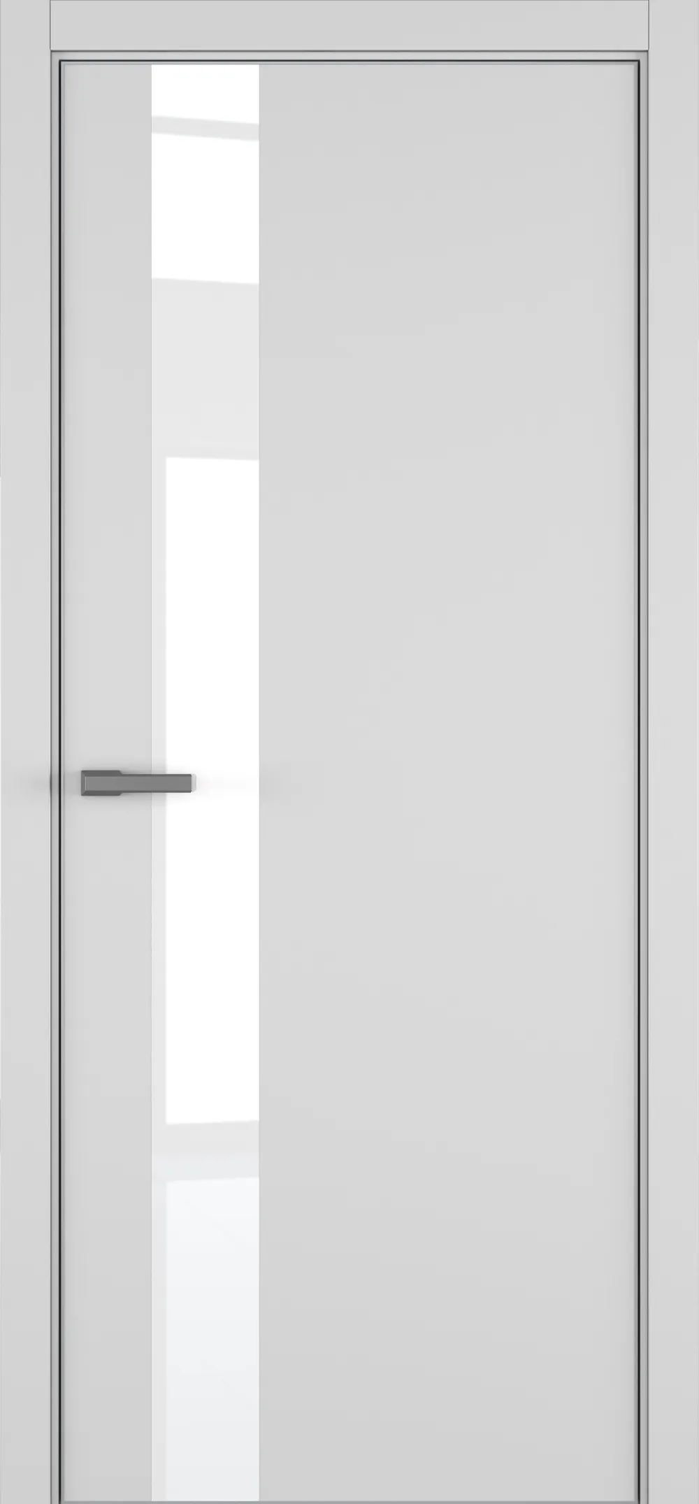 H3 ДО ART Lite White Pure 800*2000 Светло-серая эмаль ALU Серая с 4-х