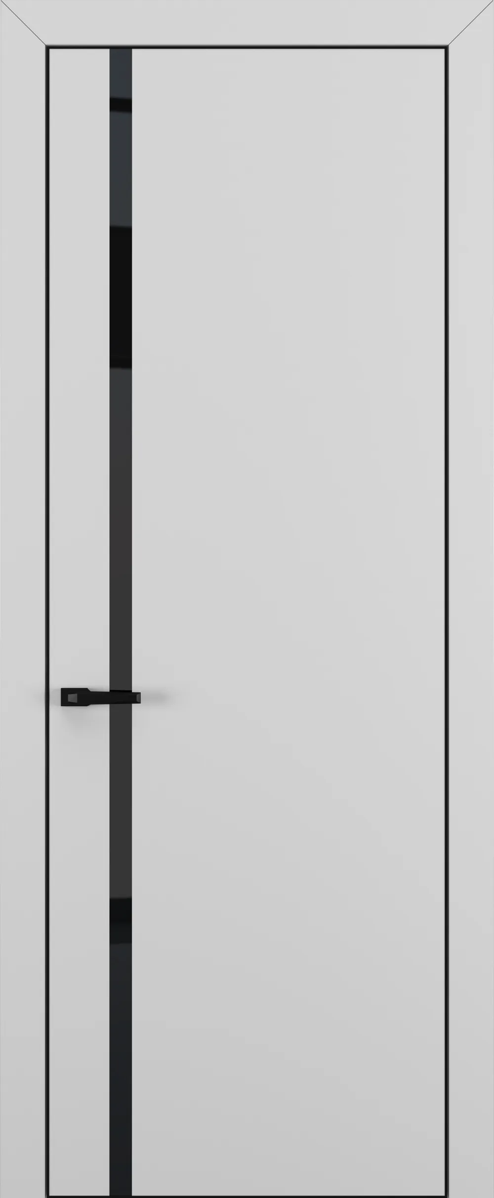 Квалитет К1 Black Classic 800*2000 Матовый серый ALU Черная с 4-х
