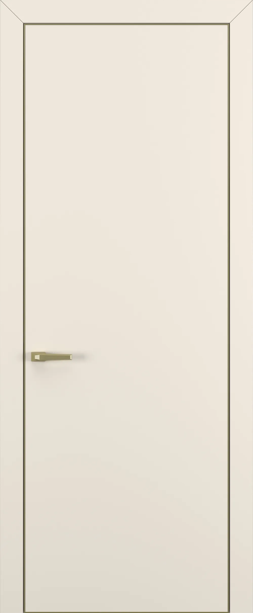 Квалитет К7 800*2000 Матовый крем ALU Золотая с 4-х зпп Eclipse под 2 петли зпз 196