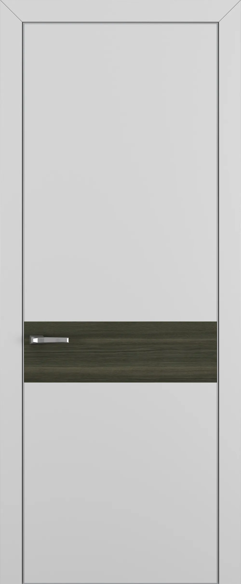 Квалитет К6 Вставка Дуб темный 800*2000 Матовый серый ALU Серая с 4-х зпп Eclipse 3.0 под 2 петли зпз 196 REVERS R