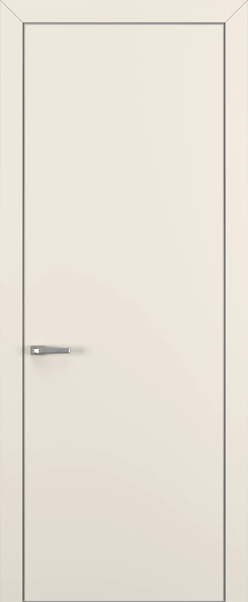 Квалитет К7 800*2000 Матовый крем ALU Серая с 4-х зпп Eclipse 3.0 под 2 петли зпз 196 REVERS L