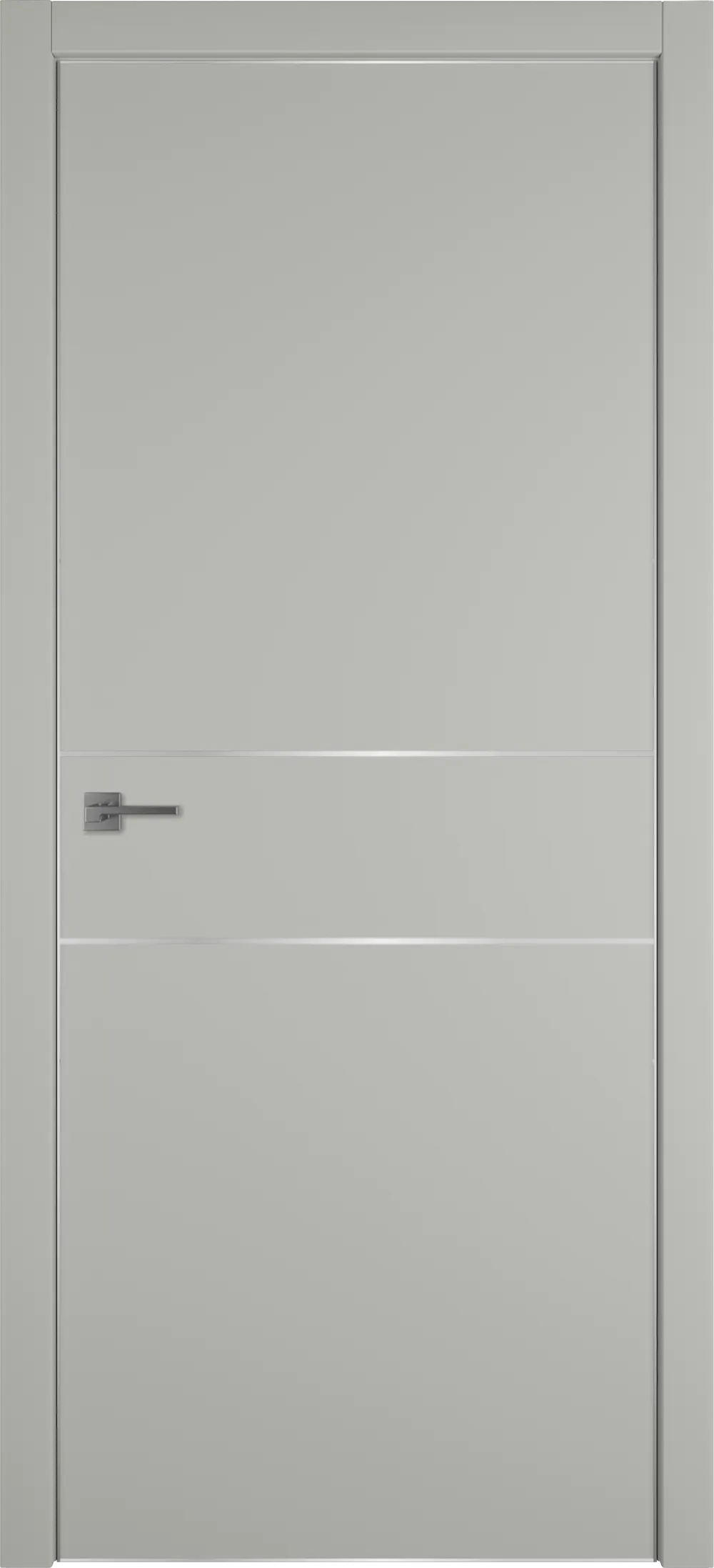 Urban 2 H 800*2000 Emalex Taupe Silver Edge Молдинг Серебро