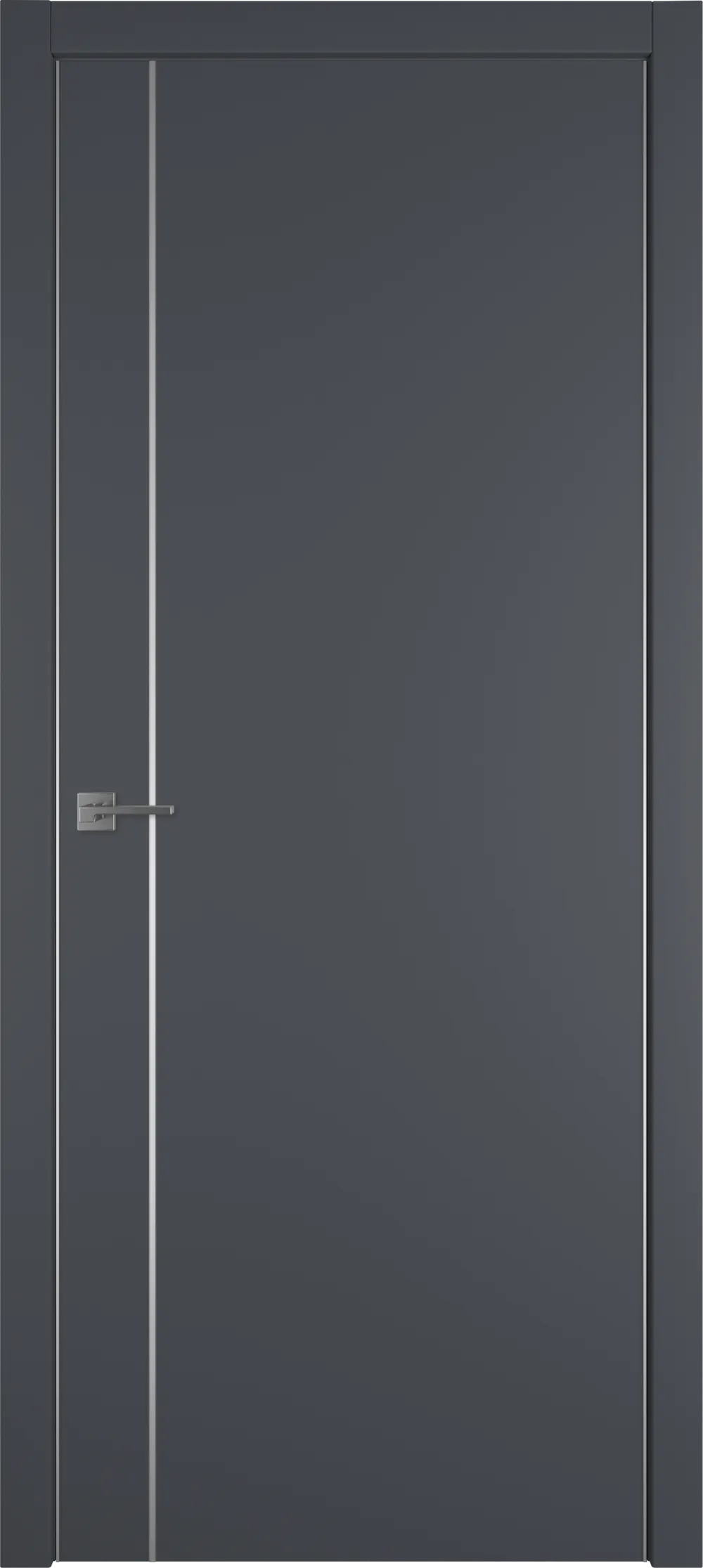 Urban 1 V 800*2000 Emalex Onyx Silver Edge Молдинг Серебро