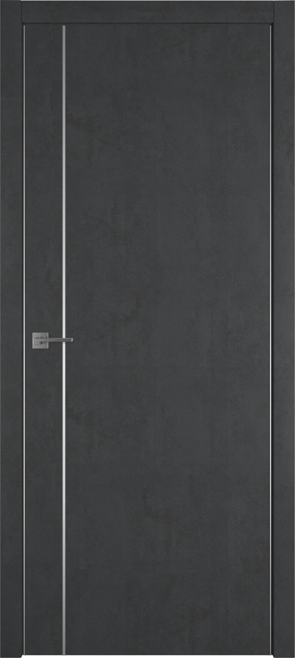 Urban 1 V 800*2000 Jet loft Silver Edge Молдинг Серебро