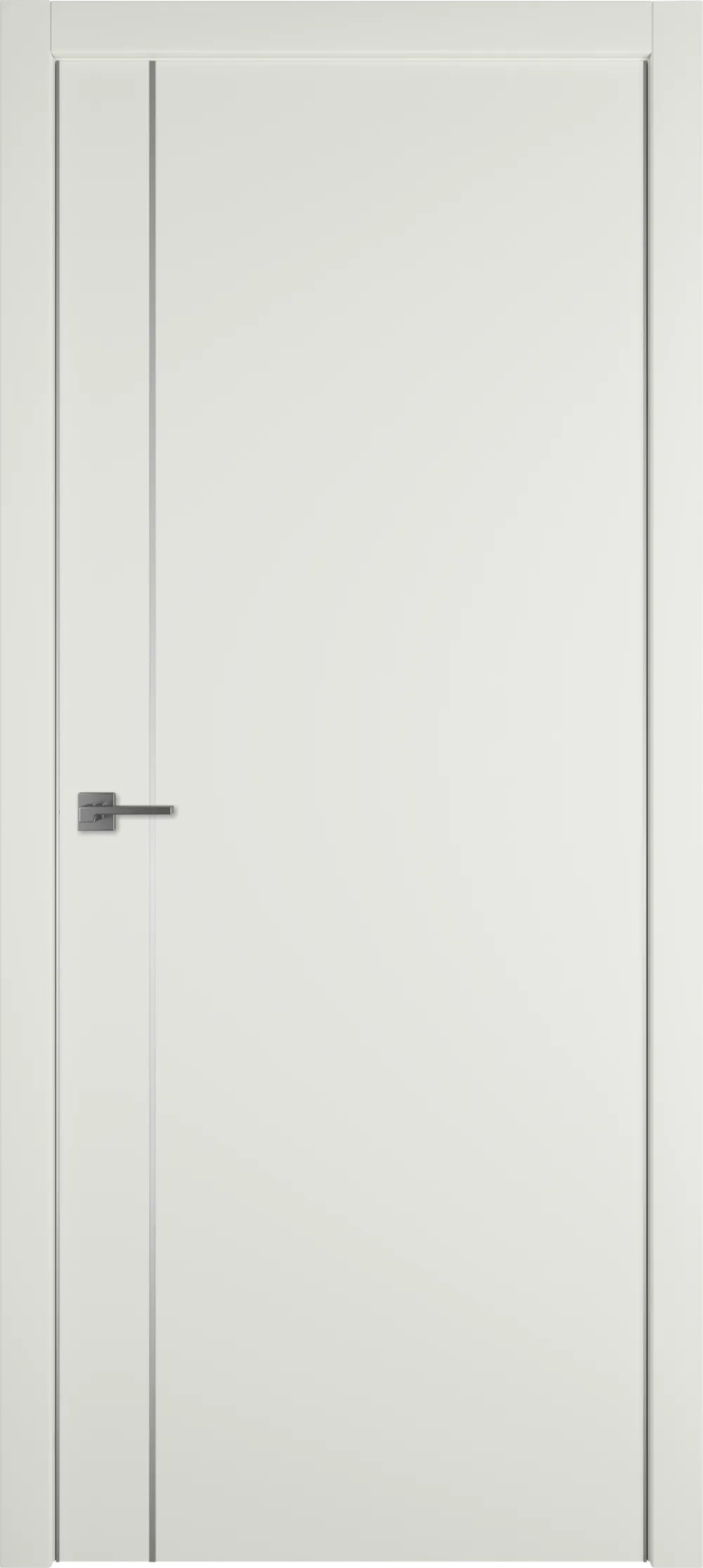 Urban 1 V 800*2000 Emalex MidWhite Silver Edge Молдинг Серебро