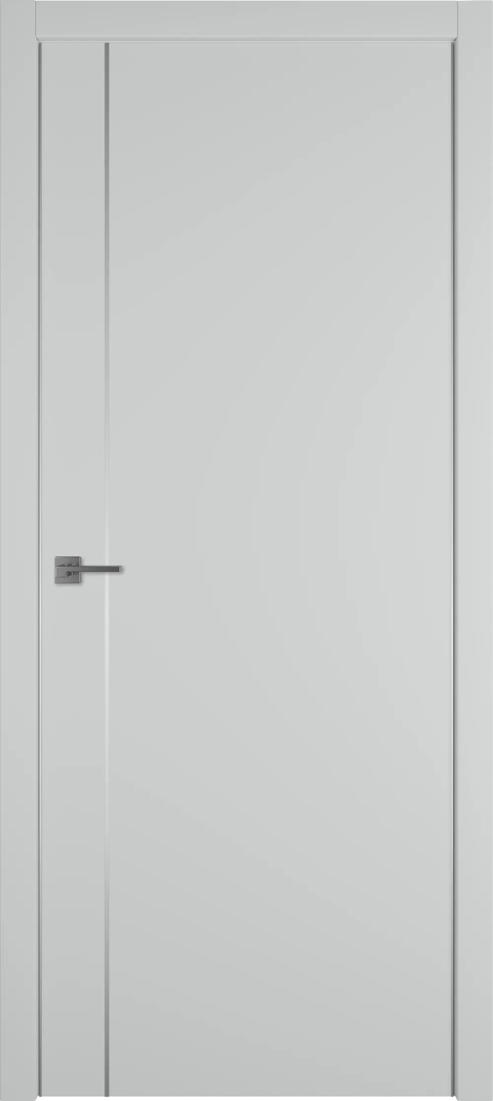 Urban 1 V 800*2000 Emalex Steel Silver Edge Молдинг Серебро