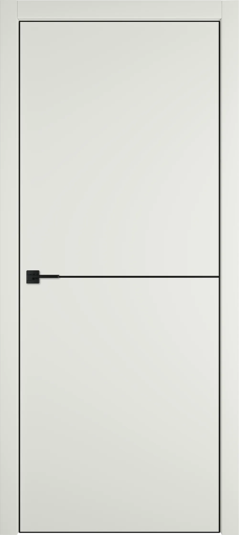 Urban 1 800*2000 Emalex MidWhite Black Edge молдинг черный