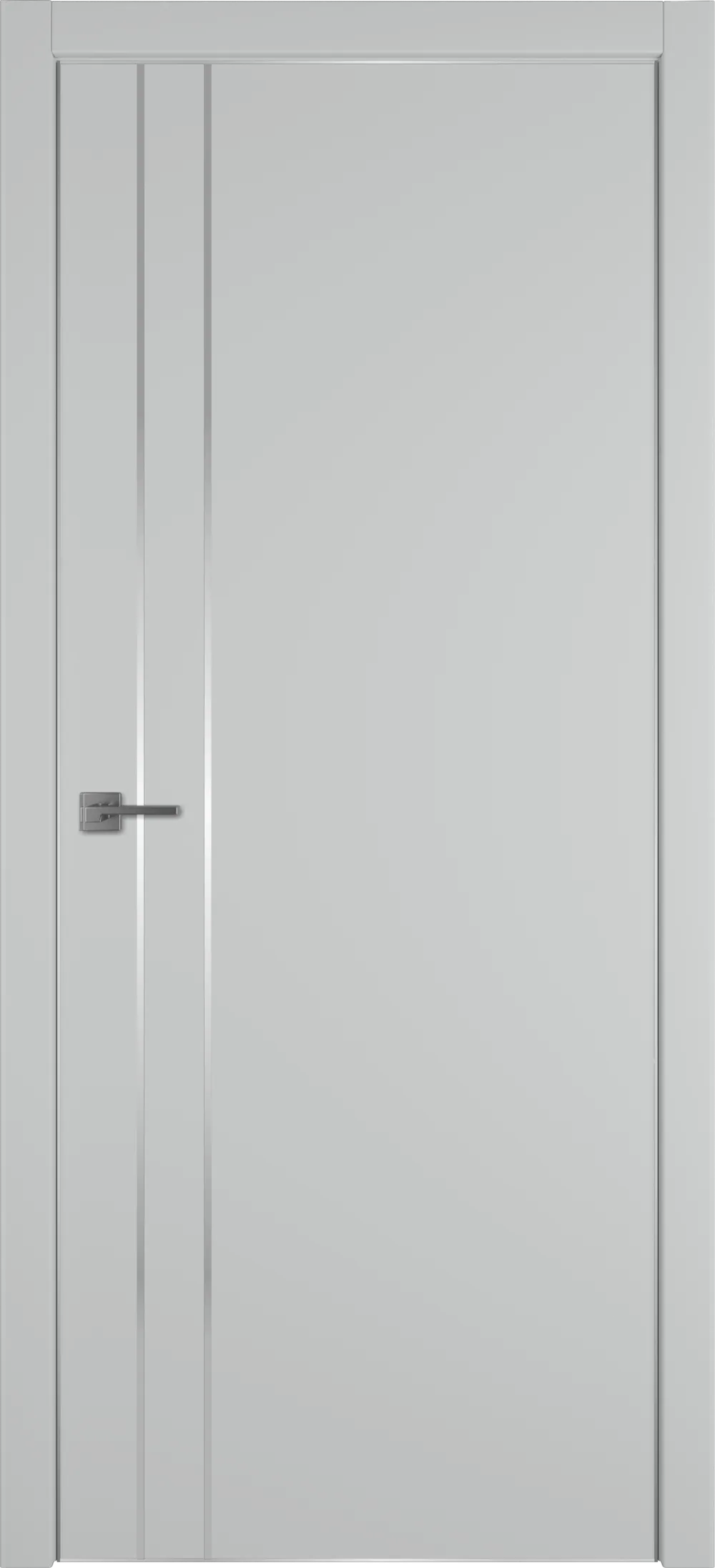 Urban 2 V 800*2000 Emalex Steel Silver Edge Молдинг Серебро