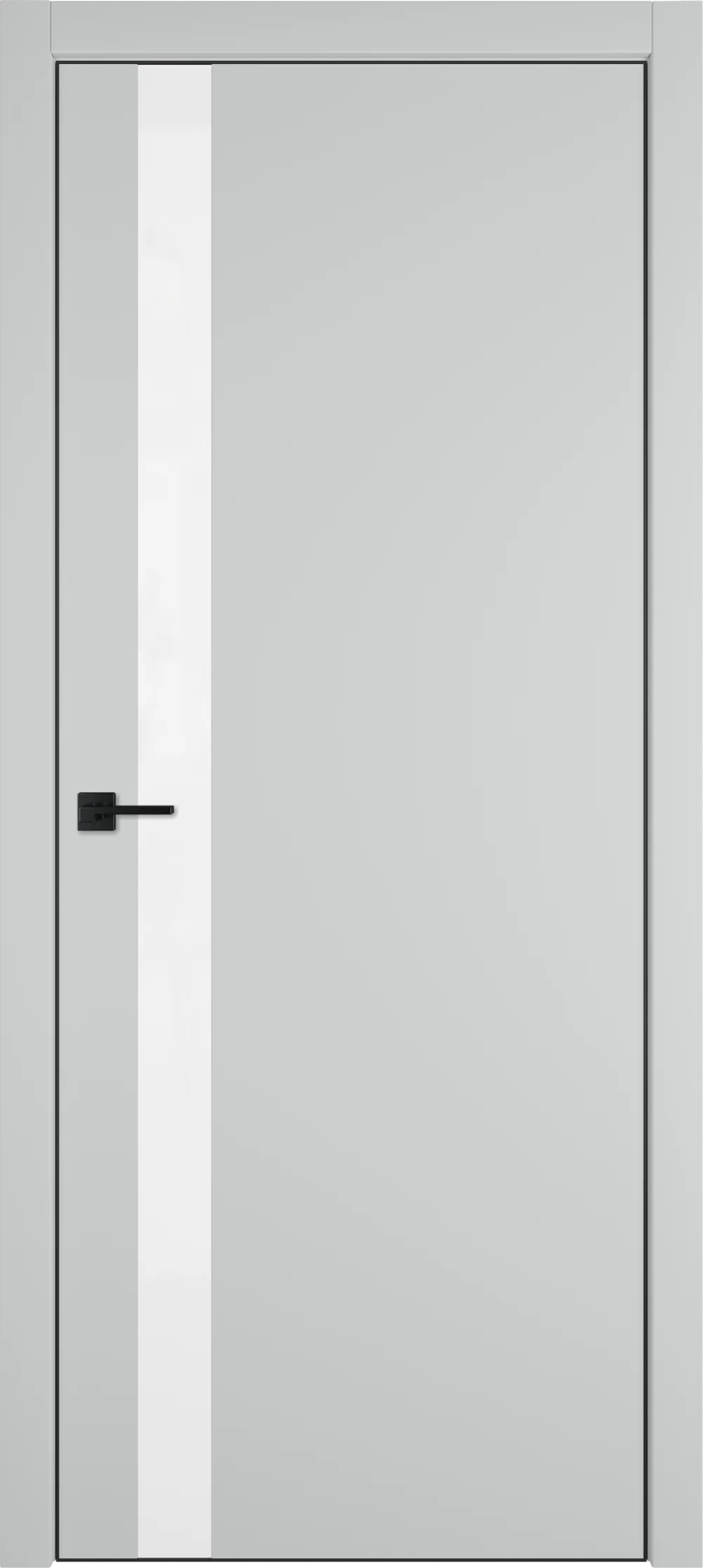 Urban 1 SV белый лак 800*2000 Emalex Steel Black Edge зпз 196