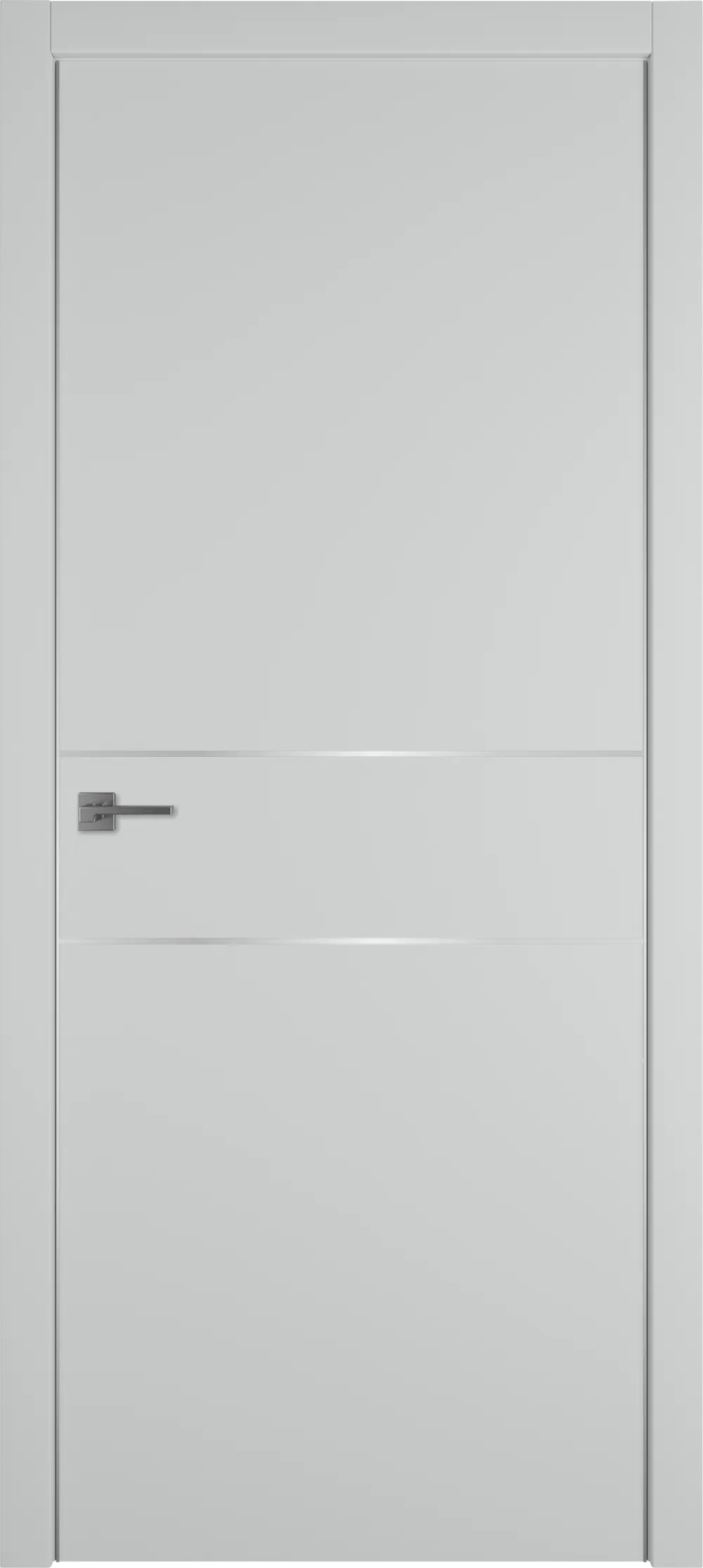 Urban 2 H 800*2000 Emalex Steel Silver Edge Молдинг Серебро