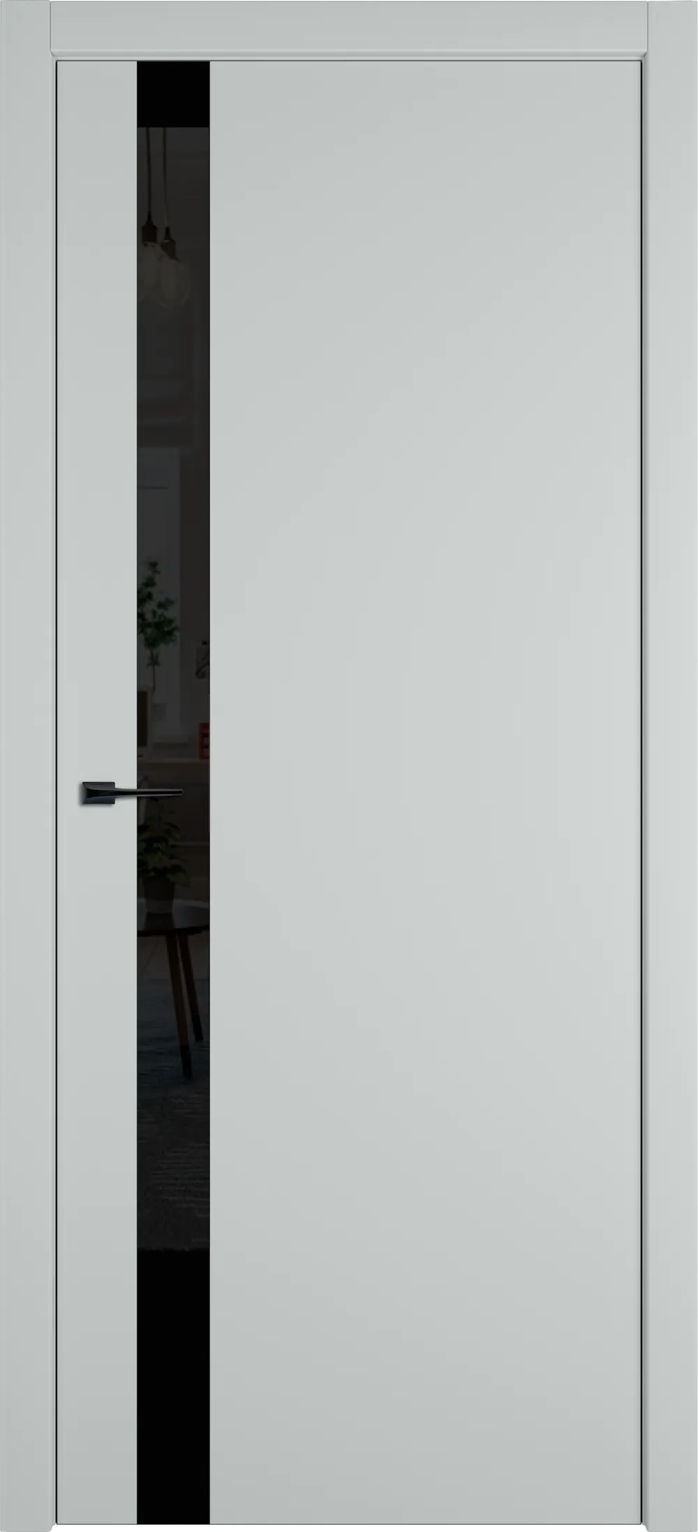 Basic 1 SV черный лак 800*2000 Emalex Steel ABS Black