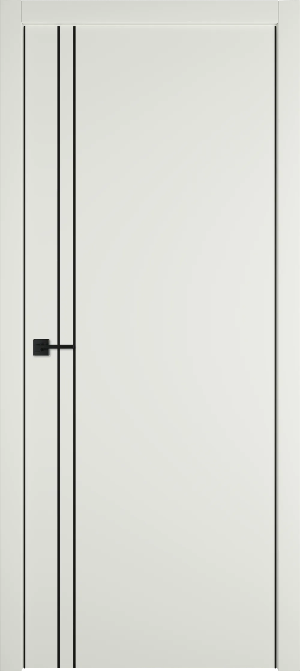 Urban 2 V 800*2000 Emalex MidWhite Black Edge Молдинг черный накладной зпп Eclipse зпз 196