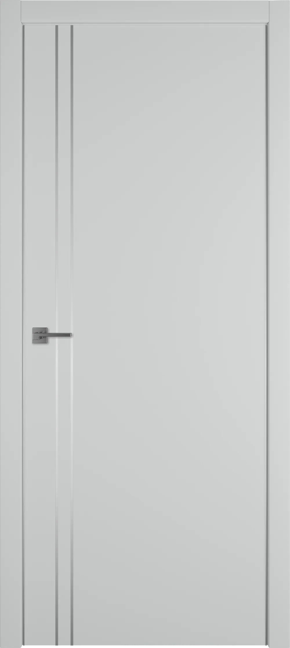 Urban 2 V 800*2000 Emalex Steel Silver Edge Молдинг серебро накладной зпп Eclipse зпз 196