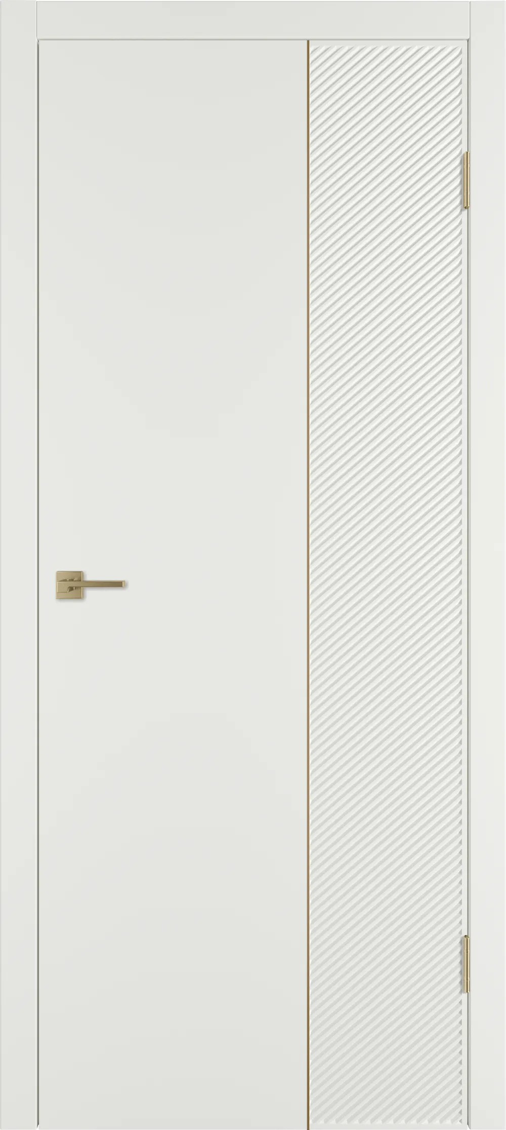 Integra 26.2 ДГ 800*2000 Мокко эмаль Молдинг Золото