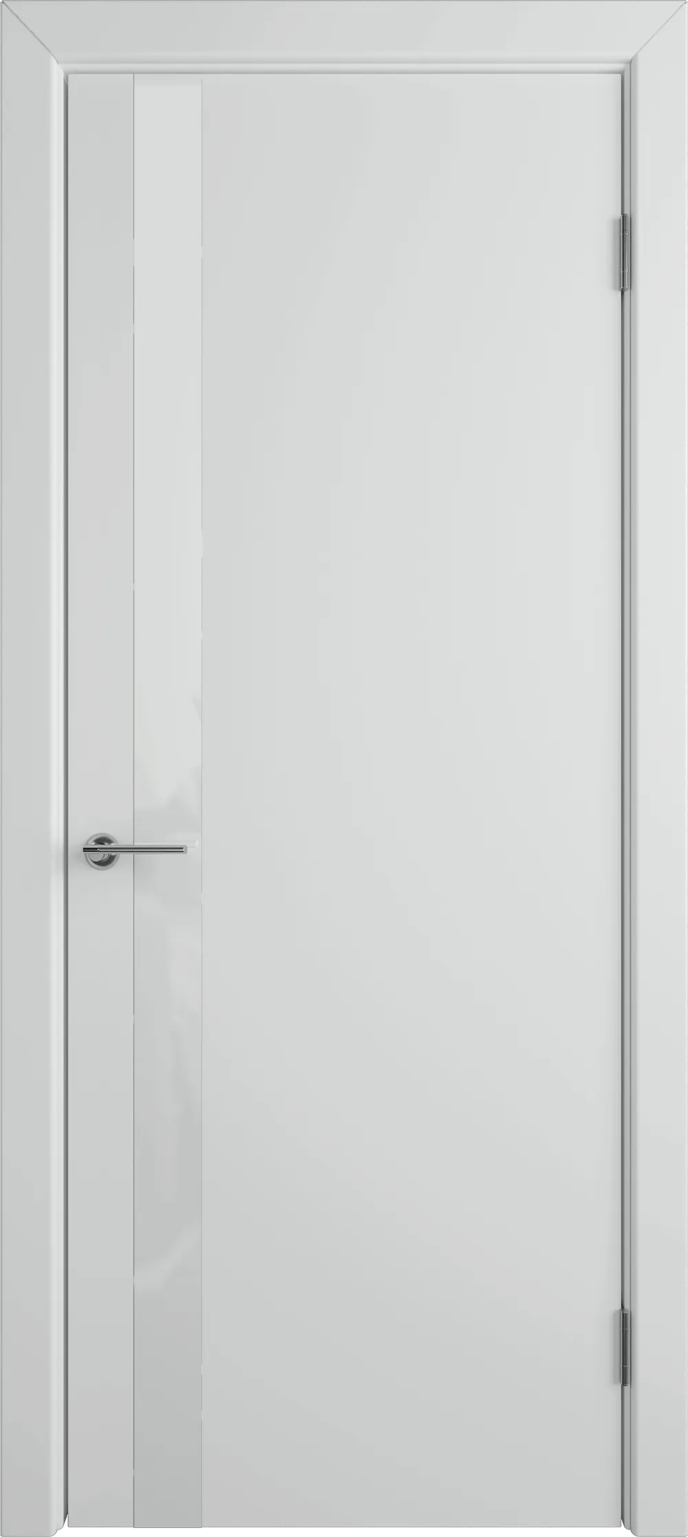 Integra 29.1 ДО White gloss 800*2000 Серебро эмаль