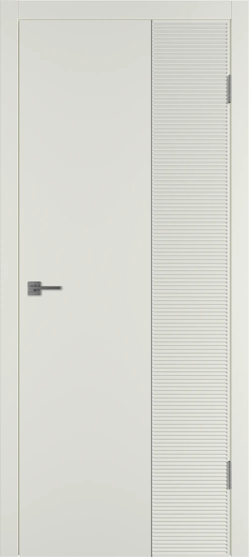 Integra 28.2 ДГ 800*2000 Магнолия эмаль Молдинг Серебро