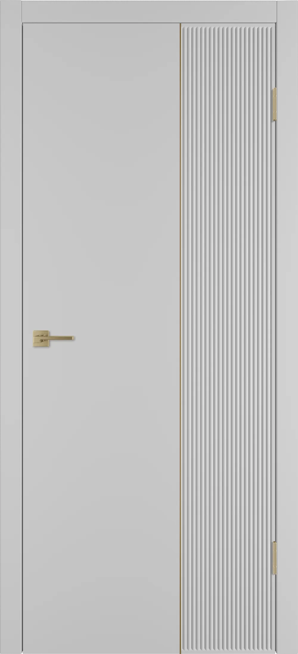 Integra 27.2 ДГ 800*2000 Серебро эмаль Молдинг Золото