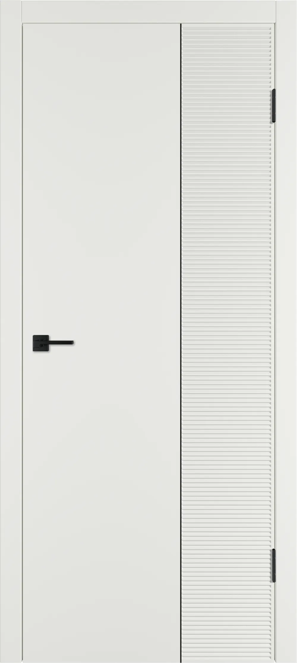 Integra 28.2 ДГ 800*2000 Мокко эмаль Молдинг Черный