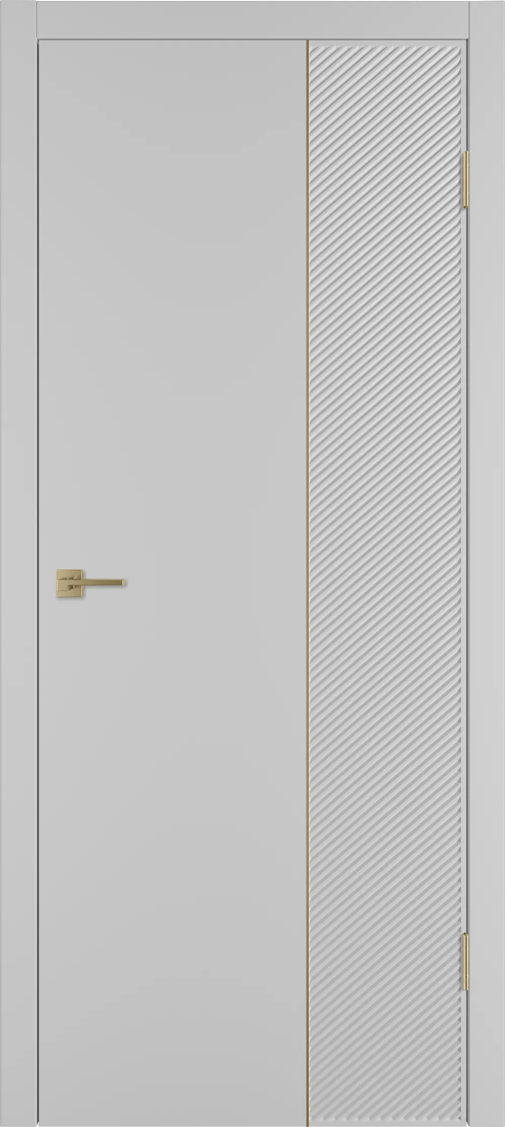 Integra 26.2 ДГ 800*2000 Серебро эмаль Молдинг Золото