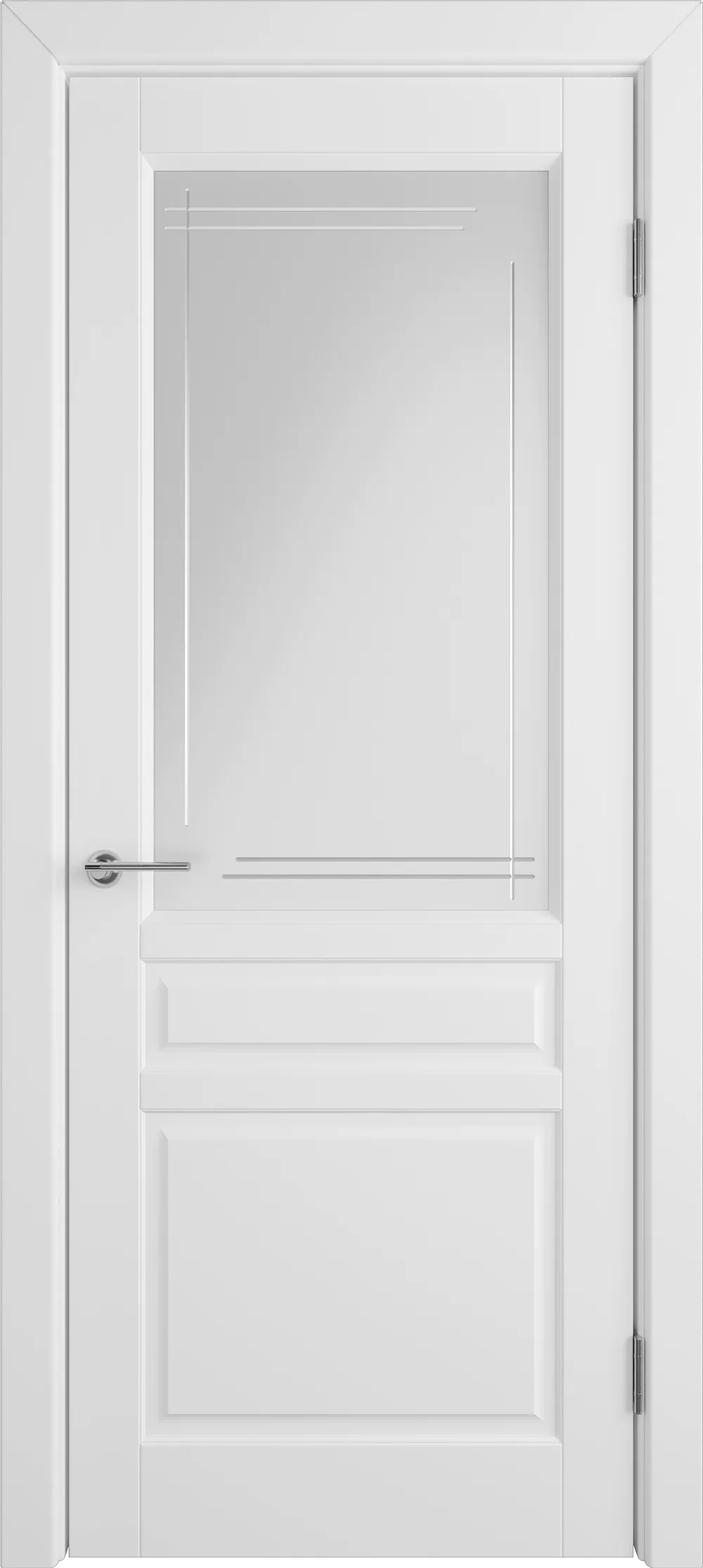 Integra 10 ДО Crystal Cloud Line 800*2000 Белая эмаль