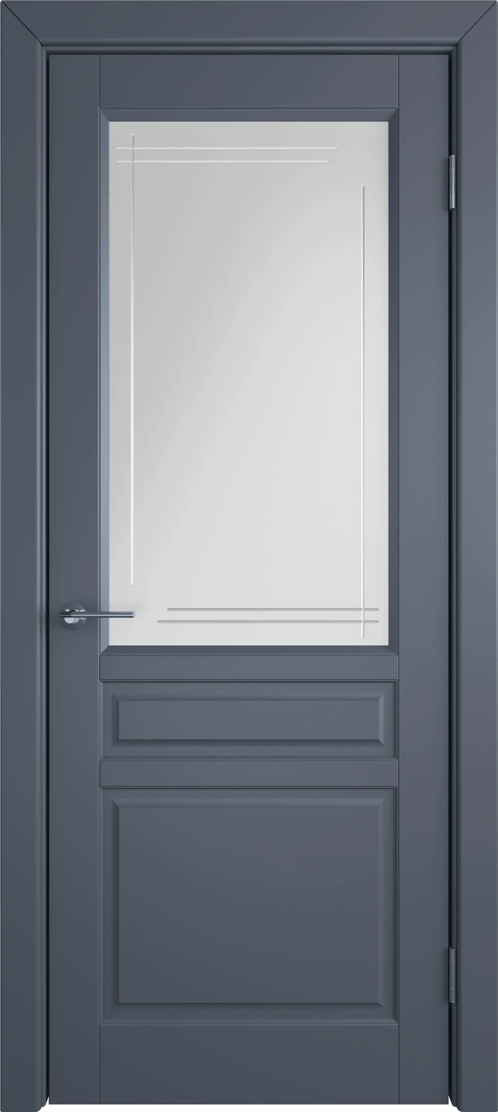 Integra 10 ДО Crystal Cloud Line 800*2000 Графит эмаль