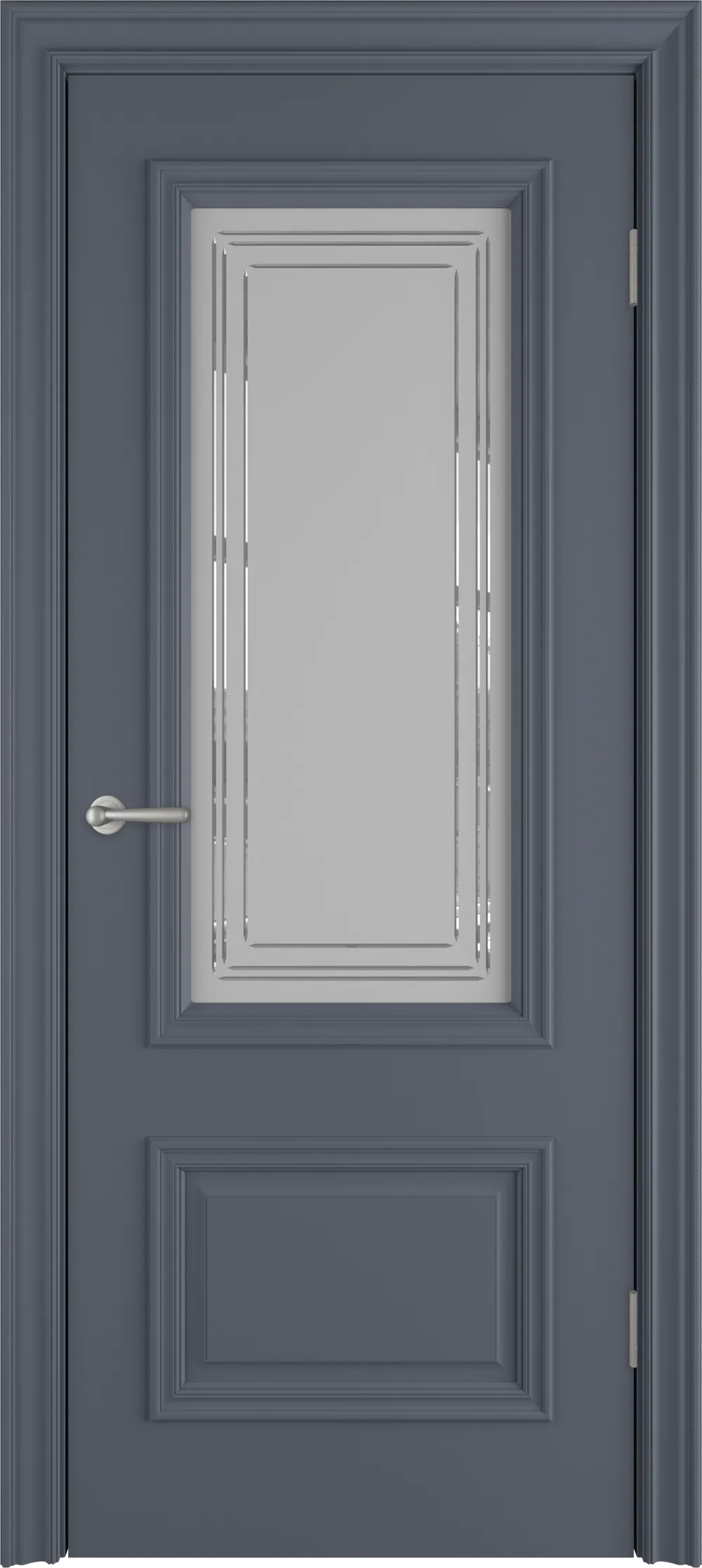 Integra 22.2 ДО Crystal Cloud 800*2000 Графит эмаль