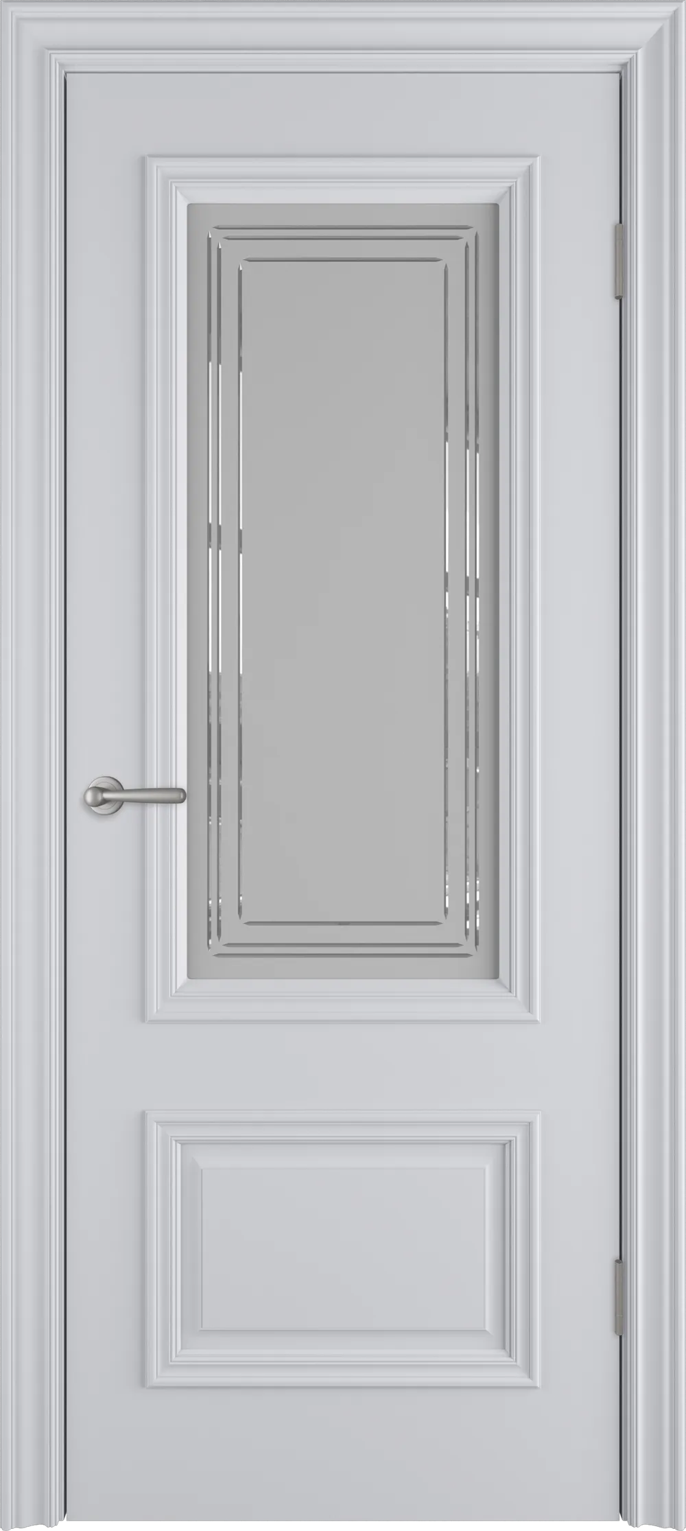 Integra 22.2 ДО Crystal Cloud 800*2000 Светло-серая эмаль