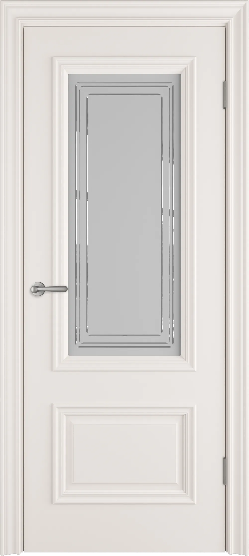 Integra 22.2 ДО Crystal Cloud 800*2000 Слоновая кость эмаль