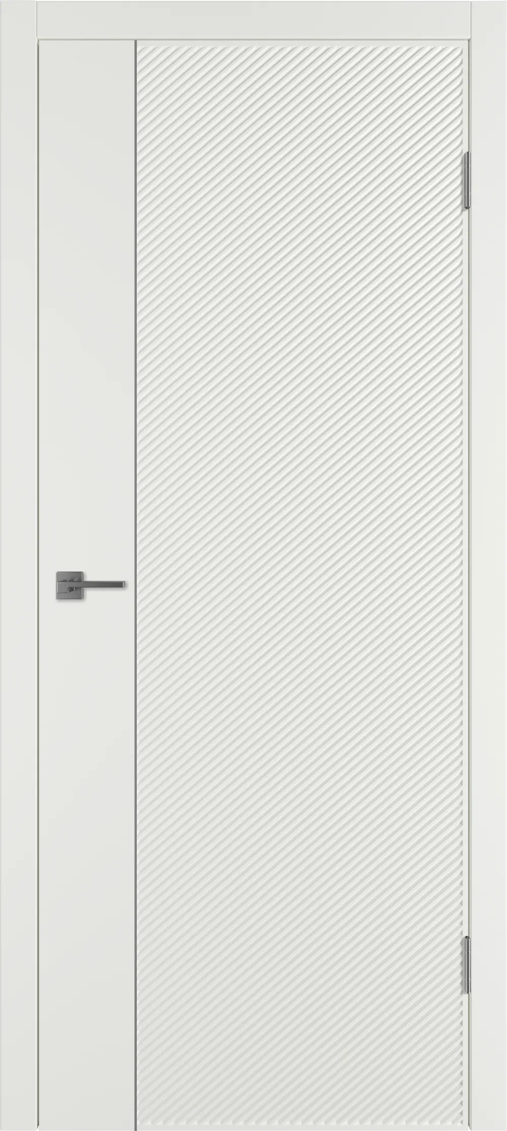 Integra 26.1 ДГ 800*2000 Мокко эмаль Молдинг Серебро