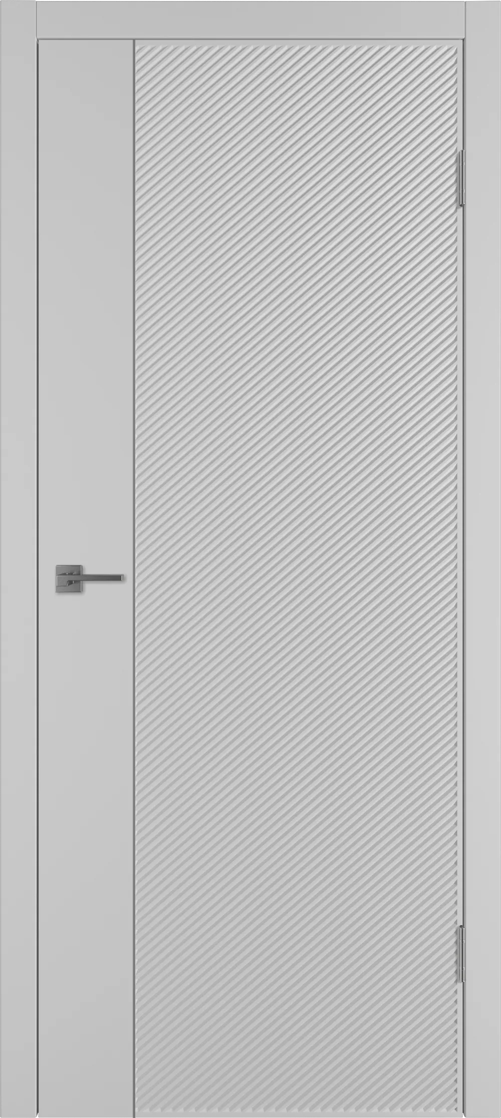 Integra 26.1 ДГ 800*2000 Серебро эмаль Молдинг Серебро