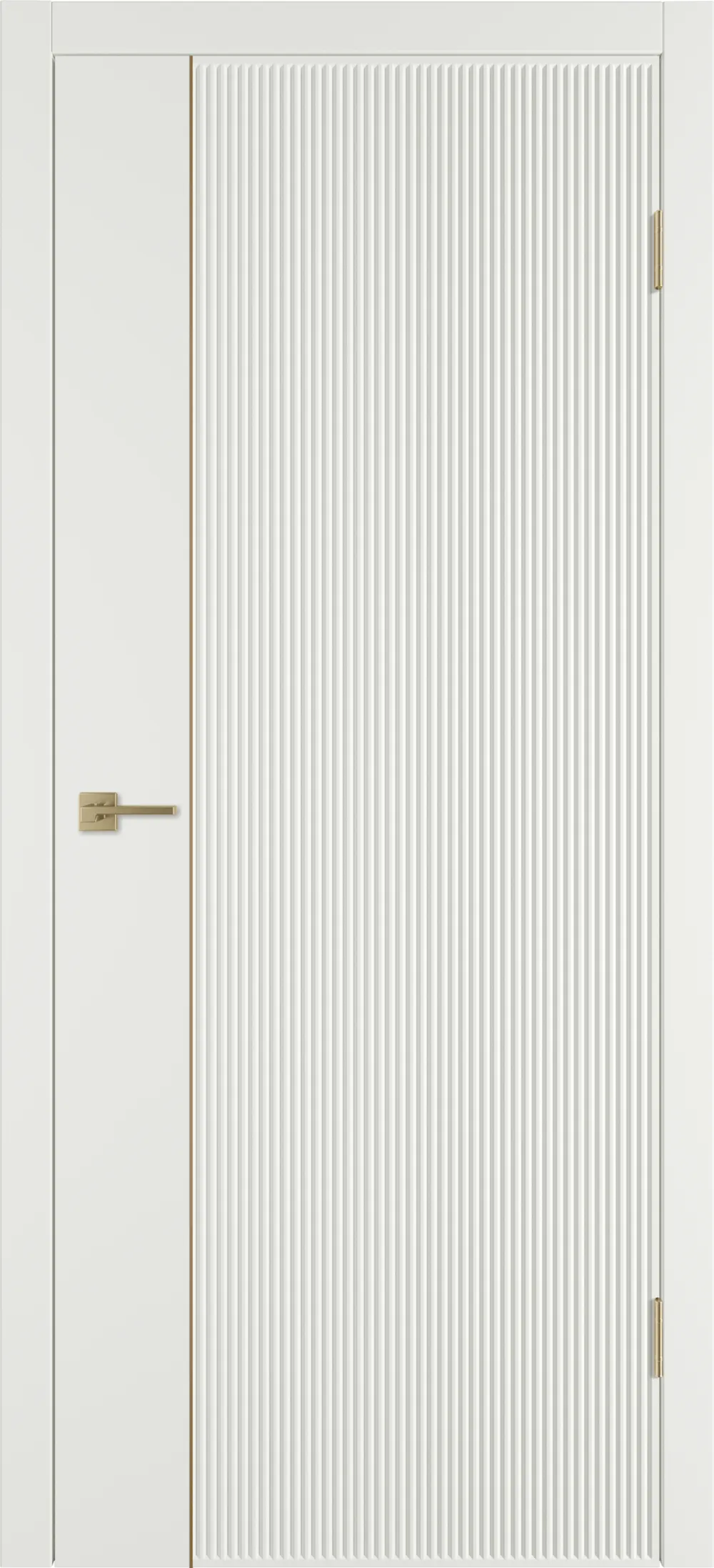 Integra 27.1 ДГ 800*2000 Мокко эмаль Молдинг Золото