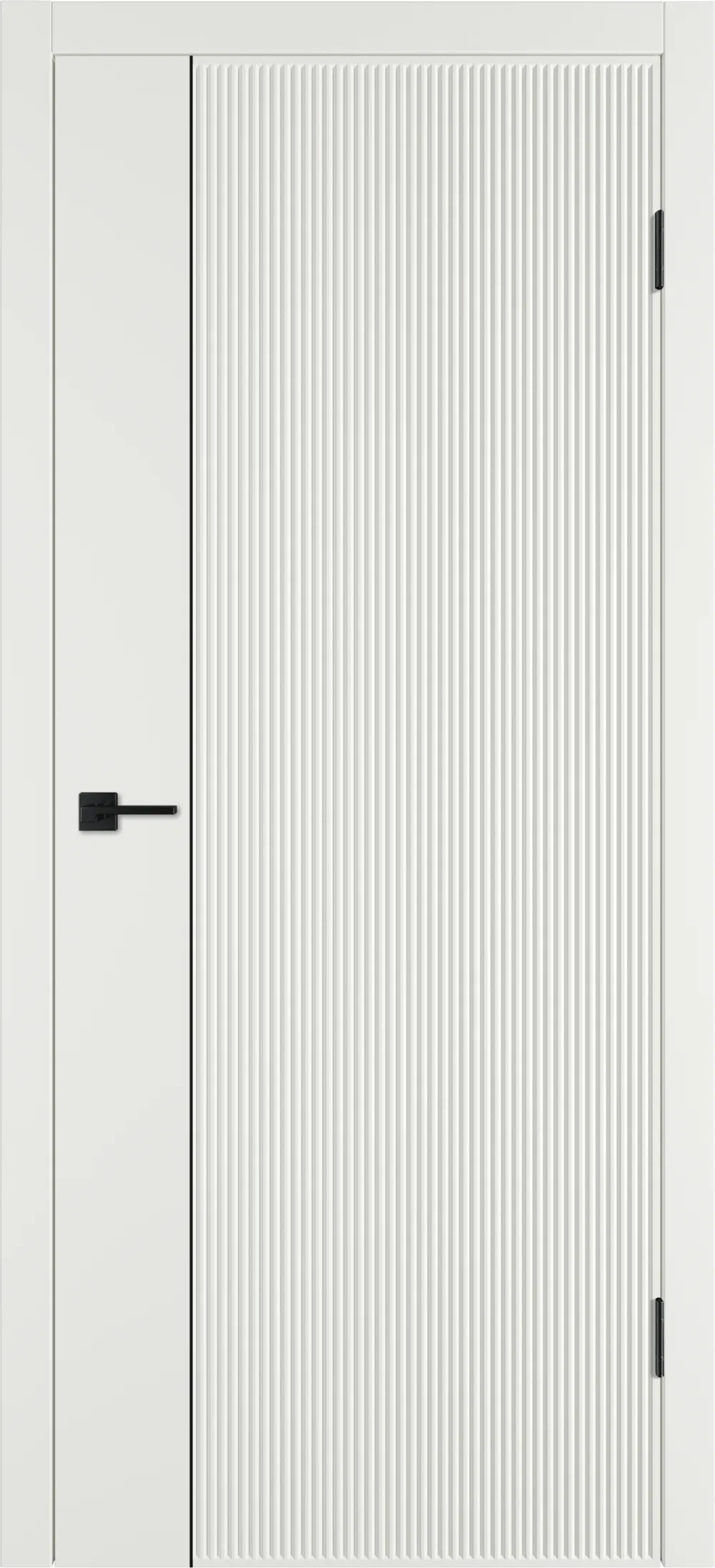 Integra 27.1 ДГ 800*2000 Мокко эмаль Молдинг Черный