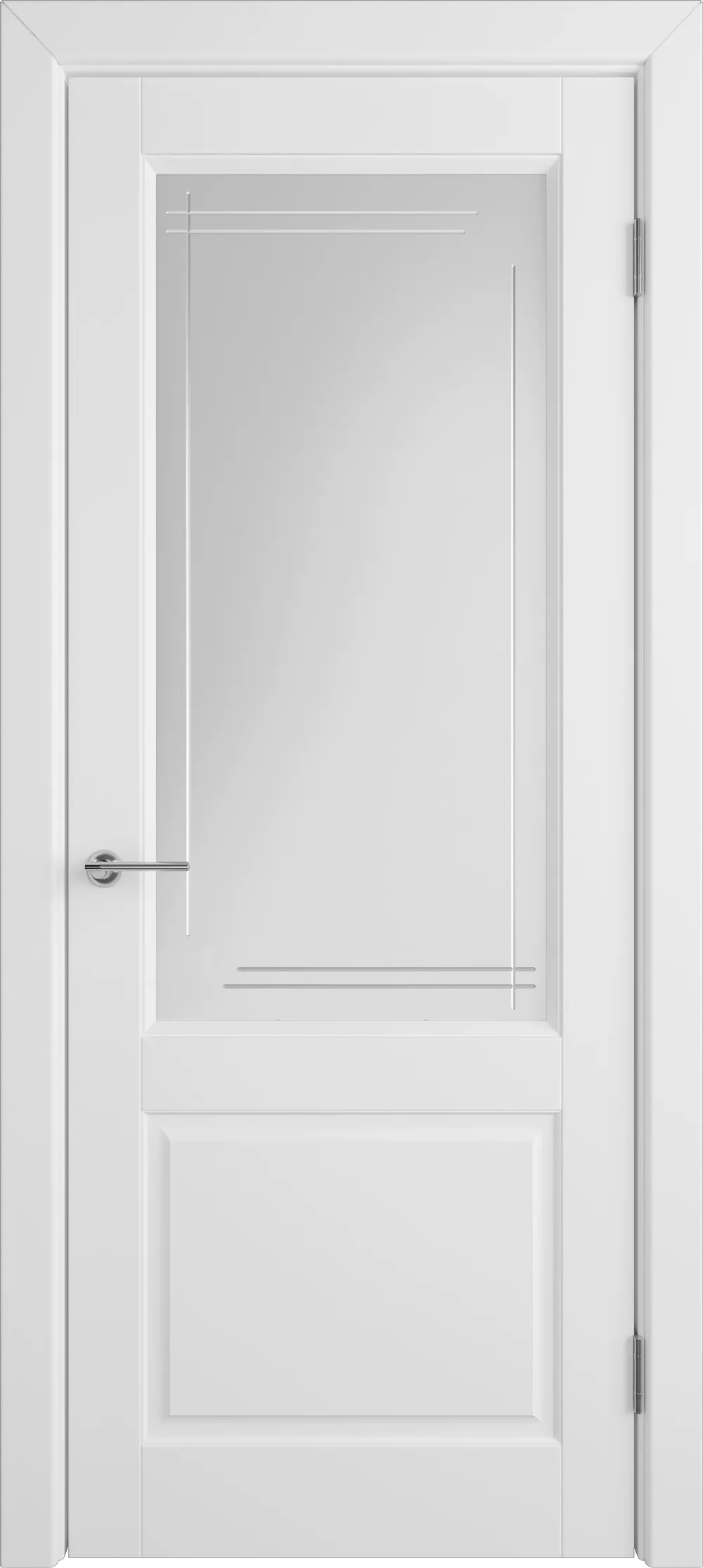 Integra 9 ДО Crystal Cloud Line 800*2000 Белая эмаль