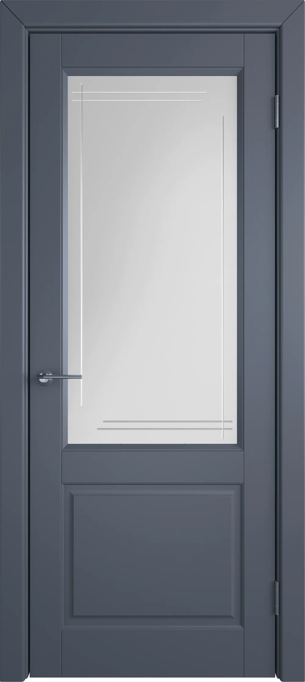 Integra 9 ДО Crystal Cloud Line 800*2000 Графит эмаль