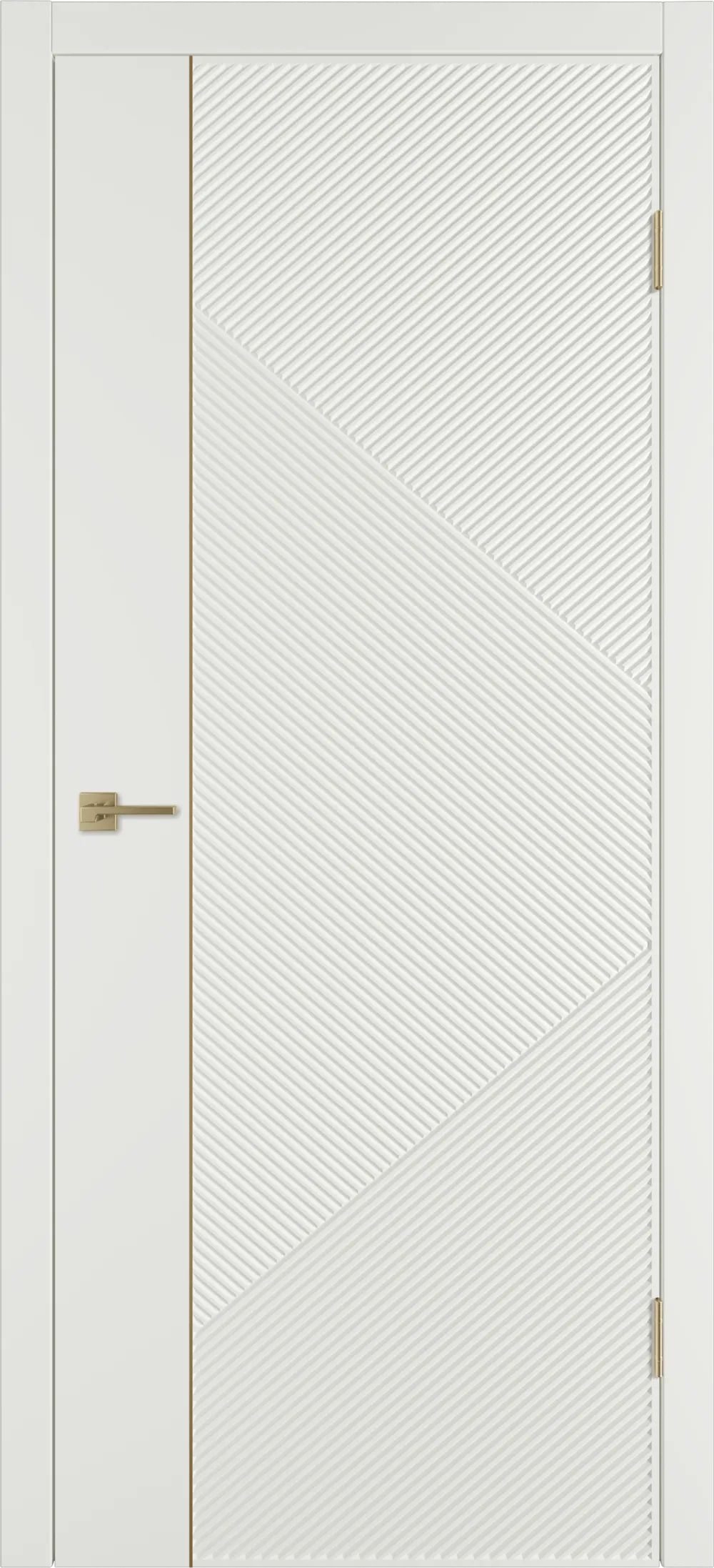 Integra 25.1 ДГ 800*2000 Мокко эмаль Молдинг Золото