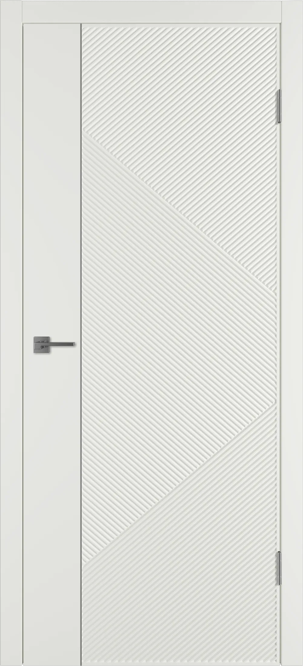 Integra 25.1 ДГ 800*2000 Мокко эмаль Молдинг Серебро