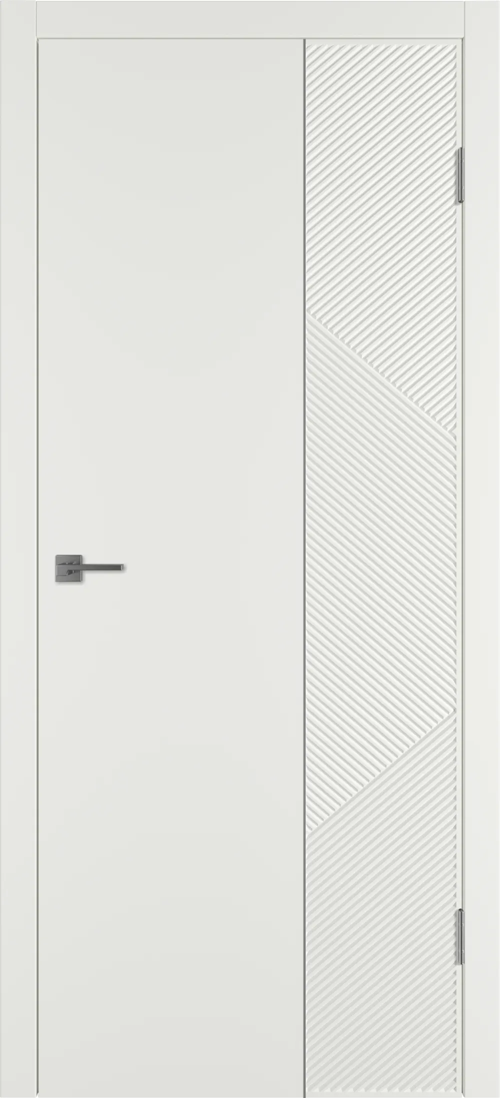 Integra 25.2 ДГ 800*2000 Мокко эмаль Молдинг Серебро