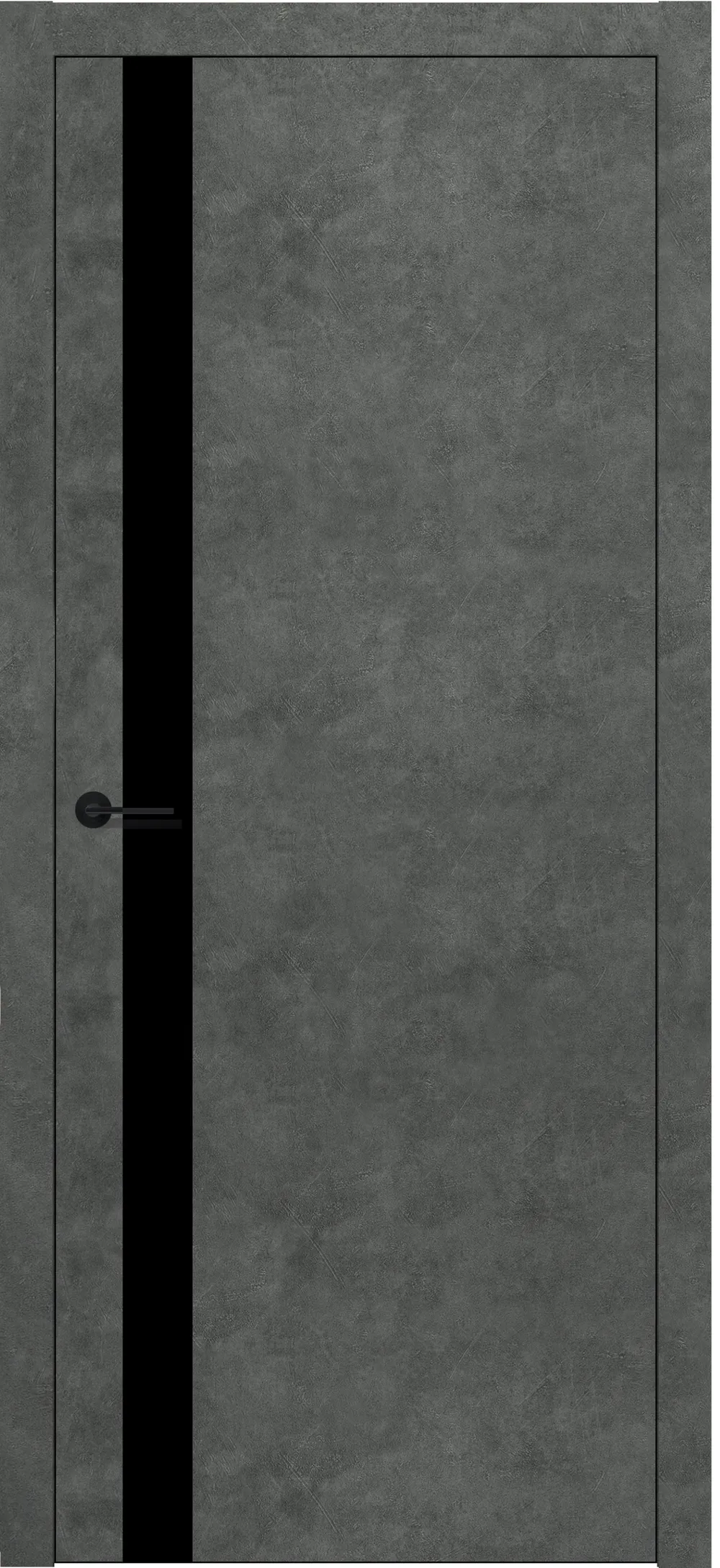 DL 04 черный лак 800*2000 ABS Black (4) Бетон темный