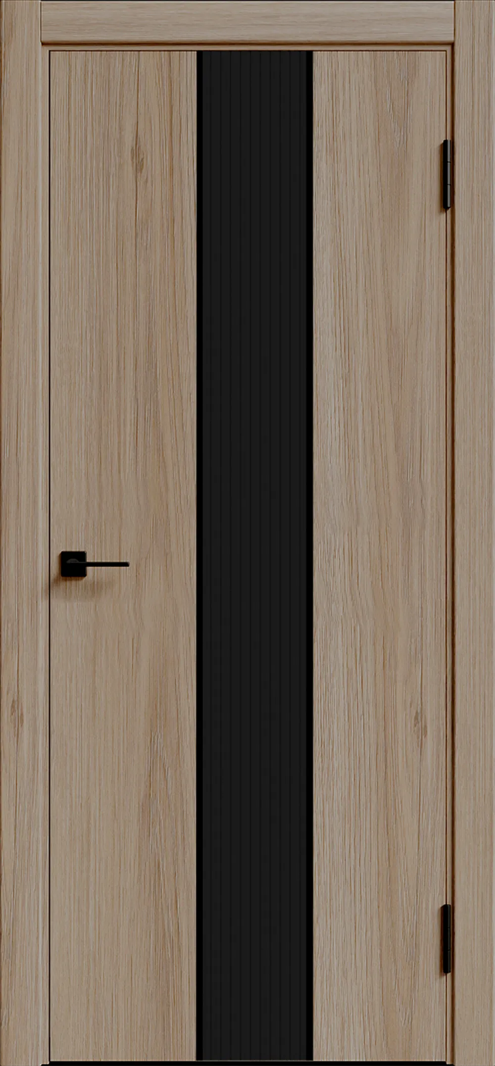 PM 2 ДГ 800*2000 Стронг Черный/ Шампань  ABS черная с 2-х сторон