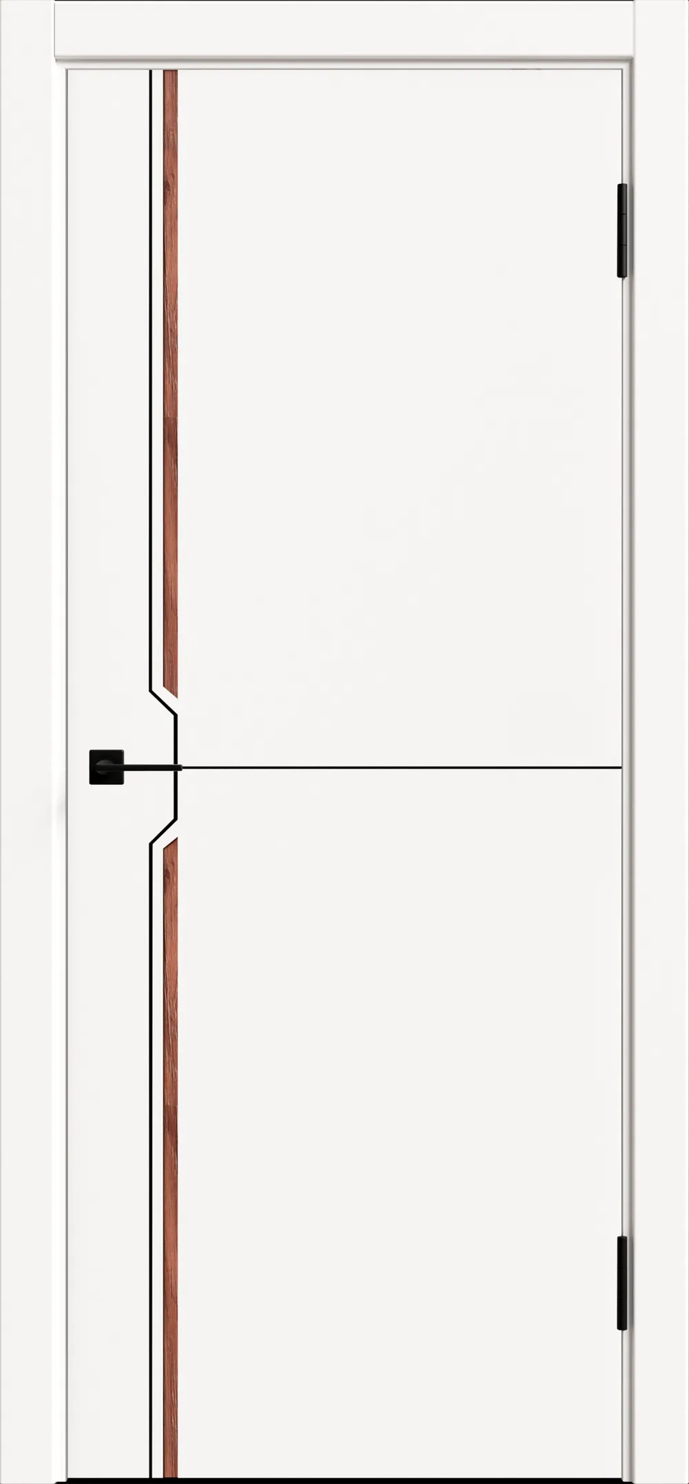 DM 4 ДГ 800*2000 Platinum ABS черная с 4-х сторон