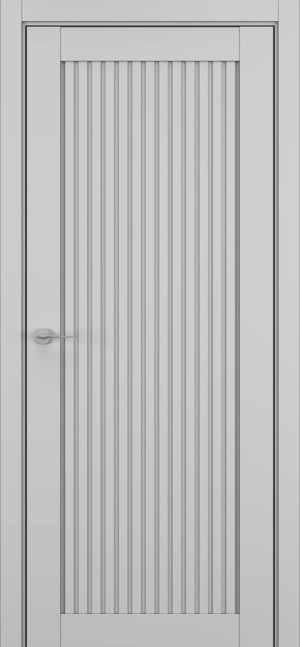 S23 ДГ 800*2000 Матовый серый