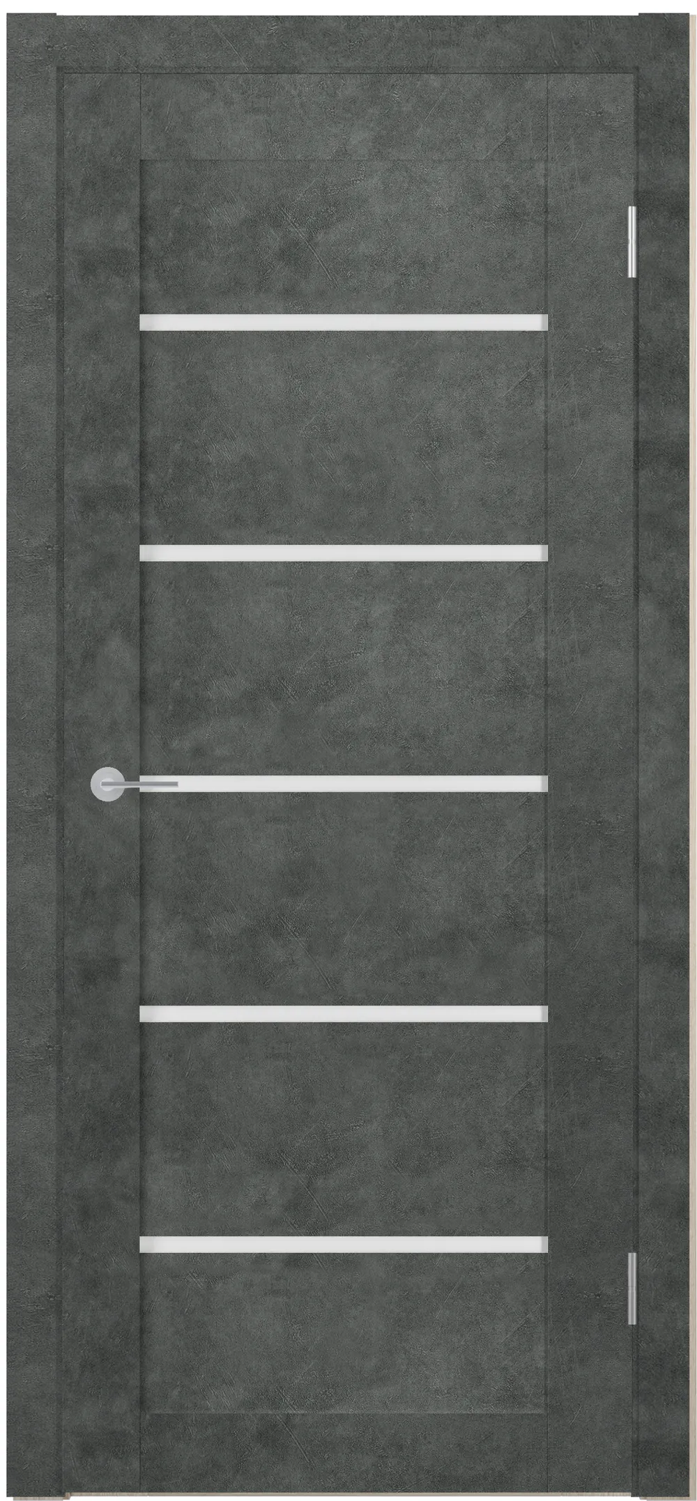 ST8 ДО мателюкс матовое 800*2000 Бетон темный (Ю)