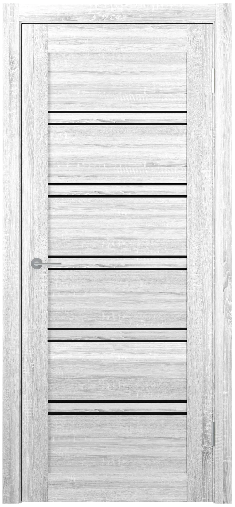 ST5 ДО черный лак 800*2000 Сонома светлый (Ю)