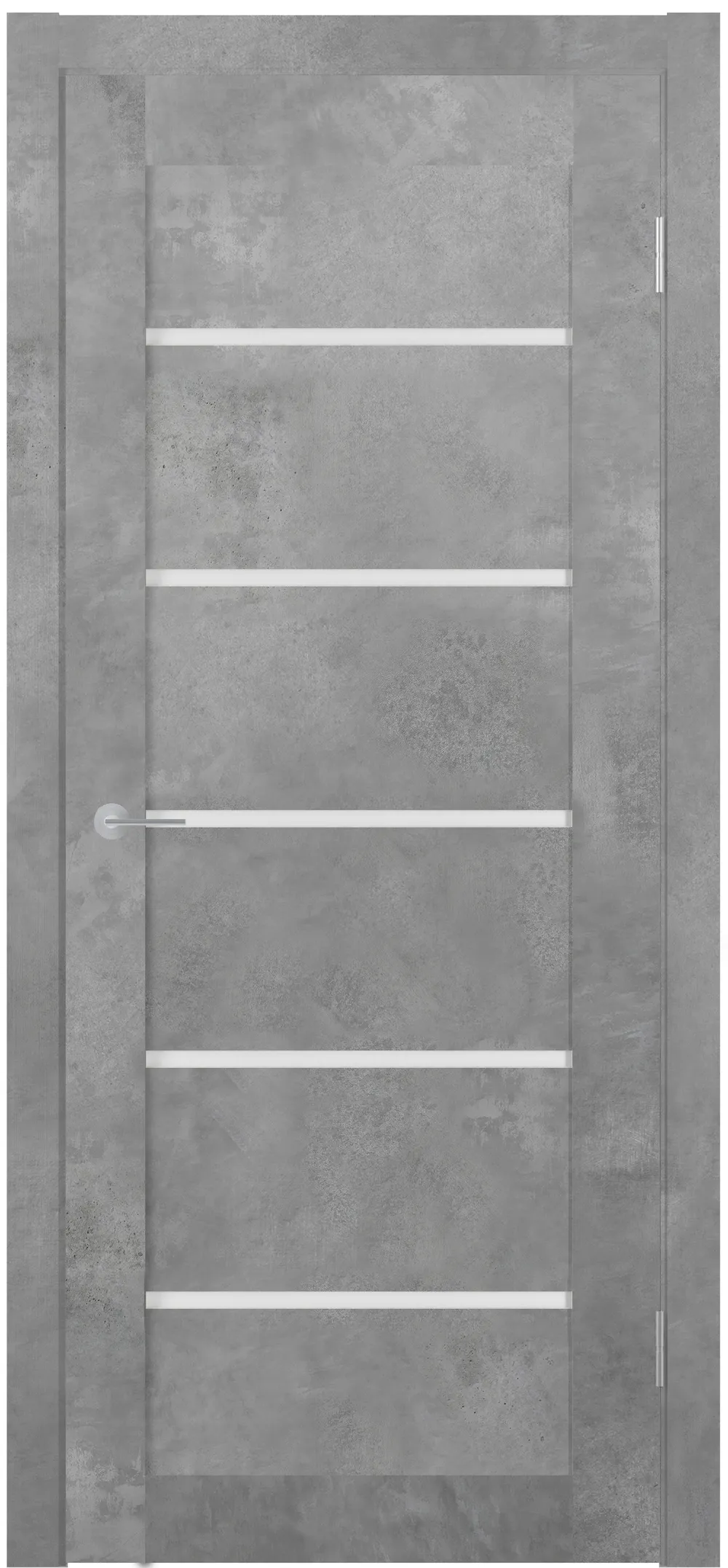 ST8 ДО мателюкс матовое 800*2000 Бетон светлый (Ю)